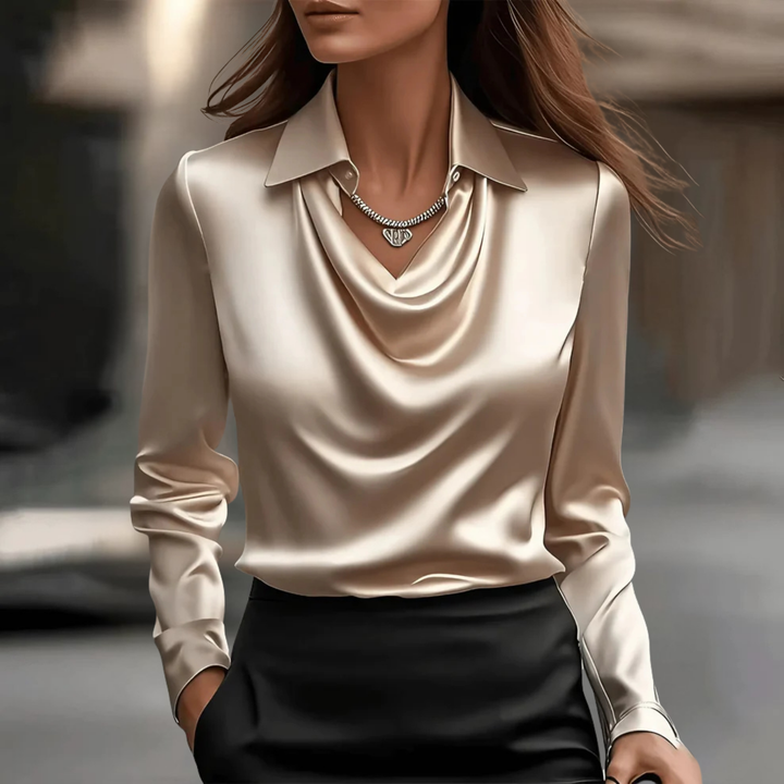 Fiona™ | Elegante Blusa de Satén