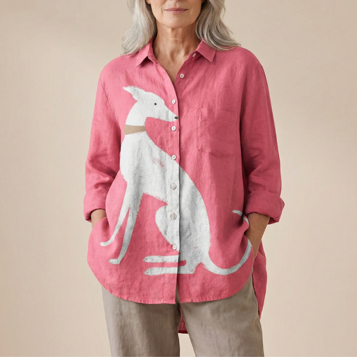 Audrey – Camisa Artistic Button-Up