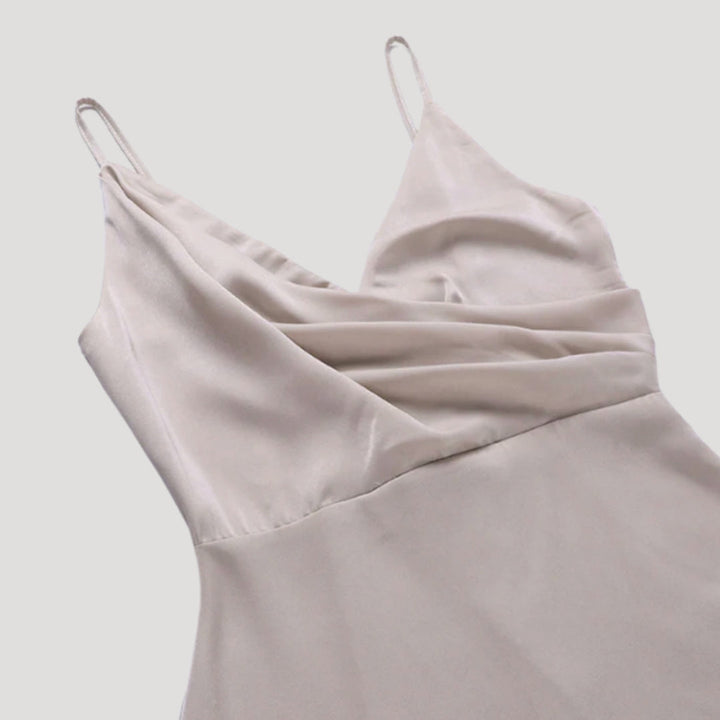 Yaiza | Vestido maxi para mujer elegante con abertura